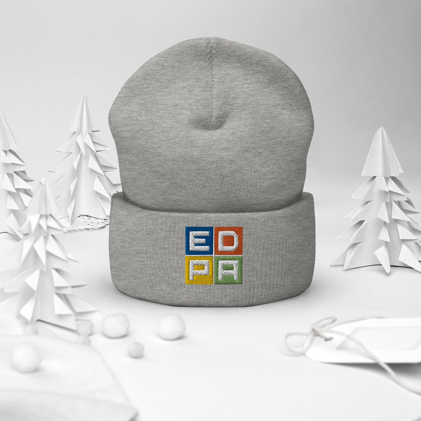 Cuffed Embroidered Beanie