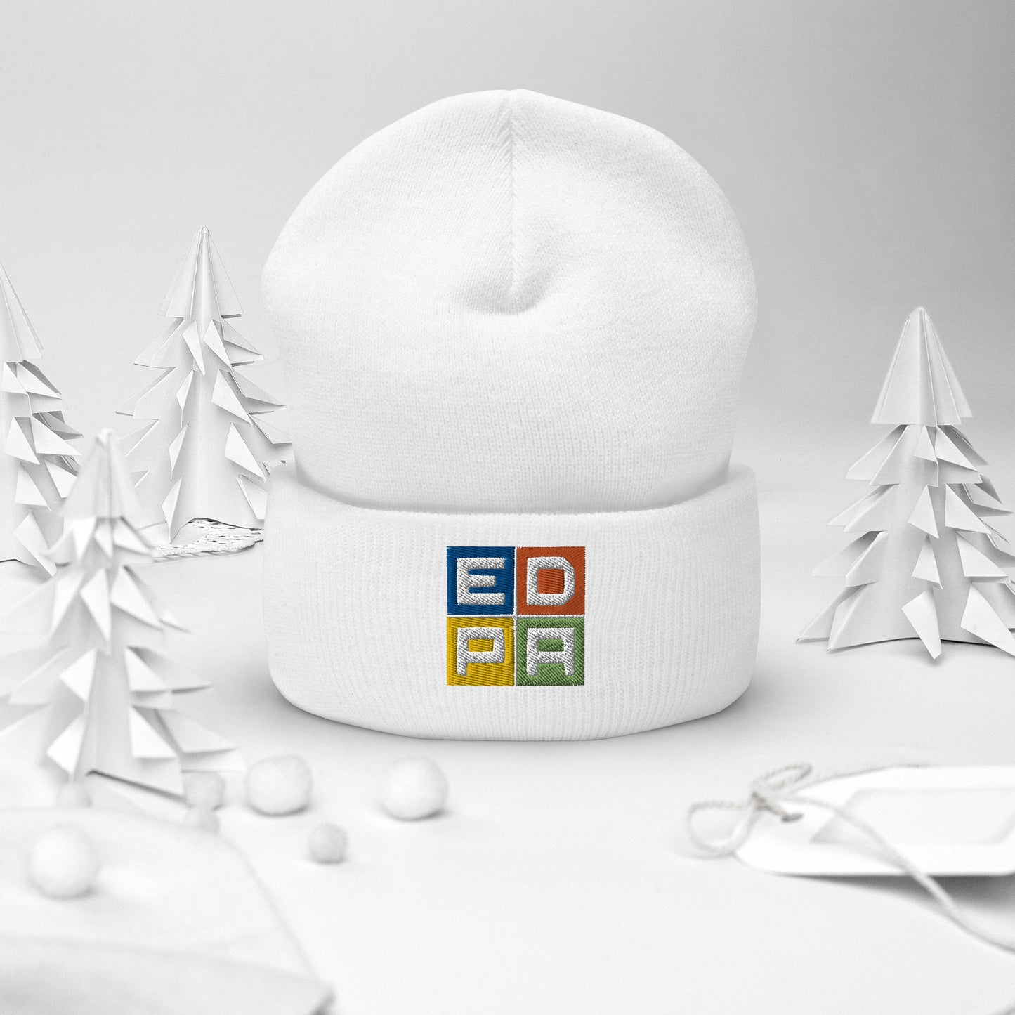 Cuffed Embroidered Beanie