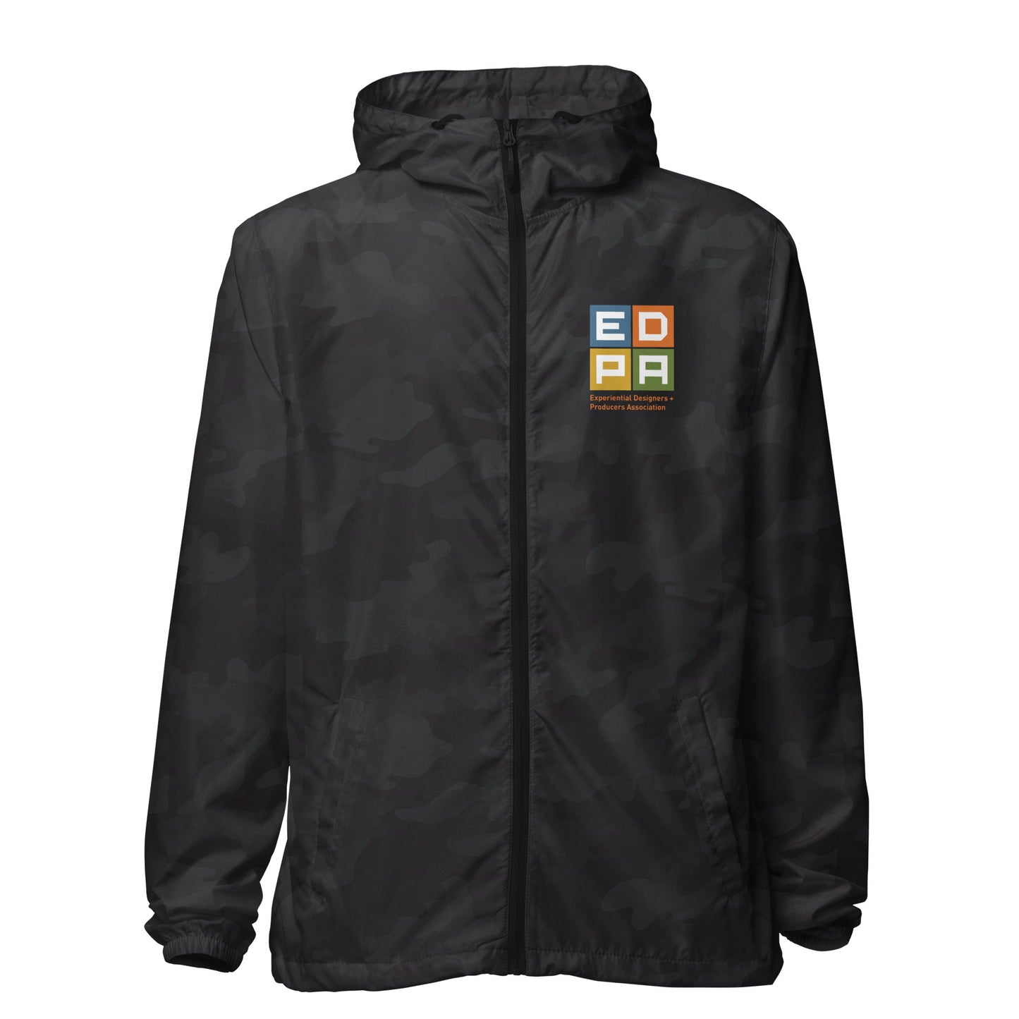 Unisex lightweight zip up windbreaker