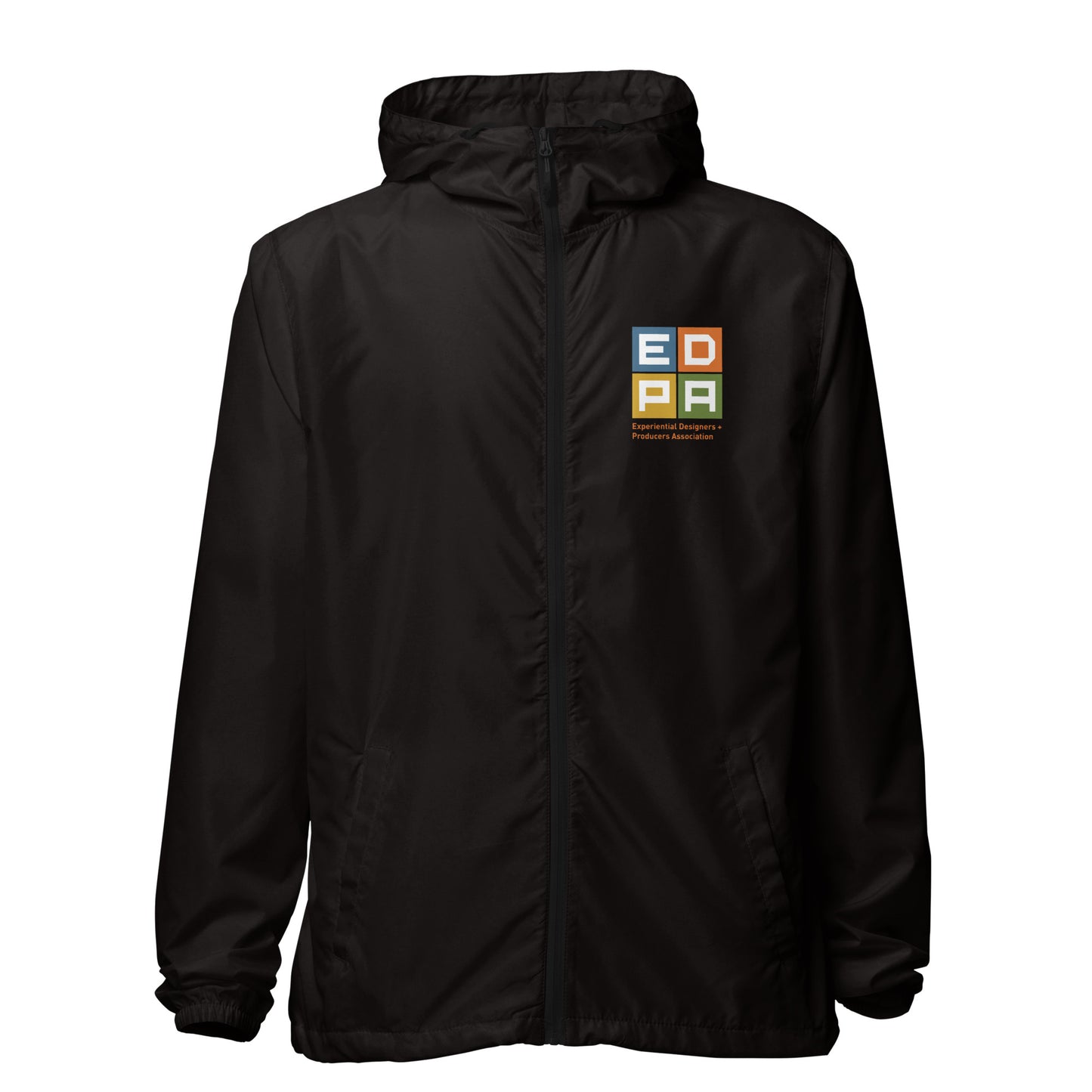 Unisex lightweight zip up windbreaker